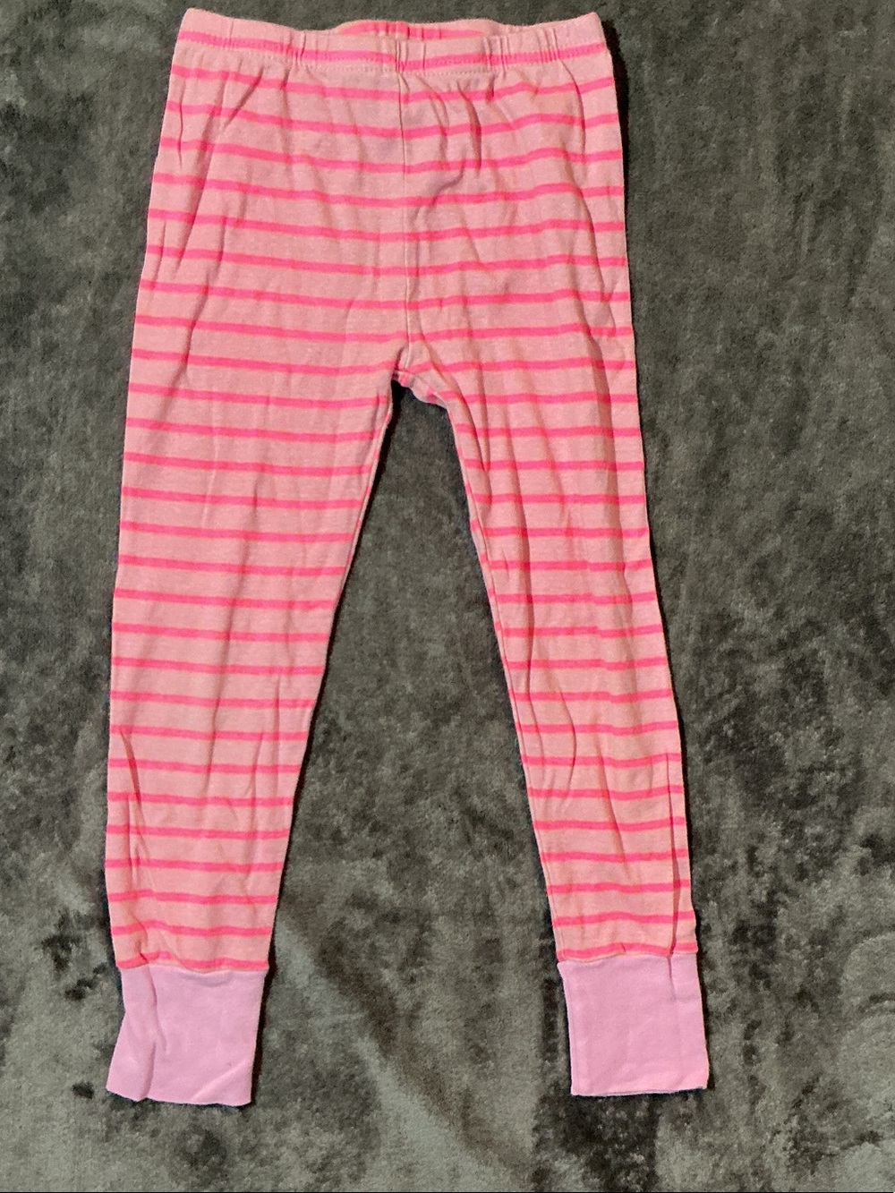 Kids Pink Striped Pajama Pants - Soft Sleepwear